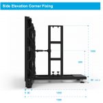 Side elevation corner fixing