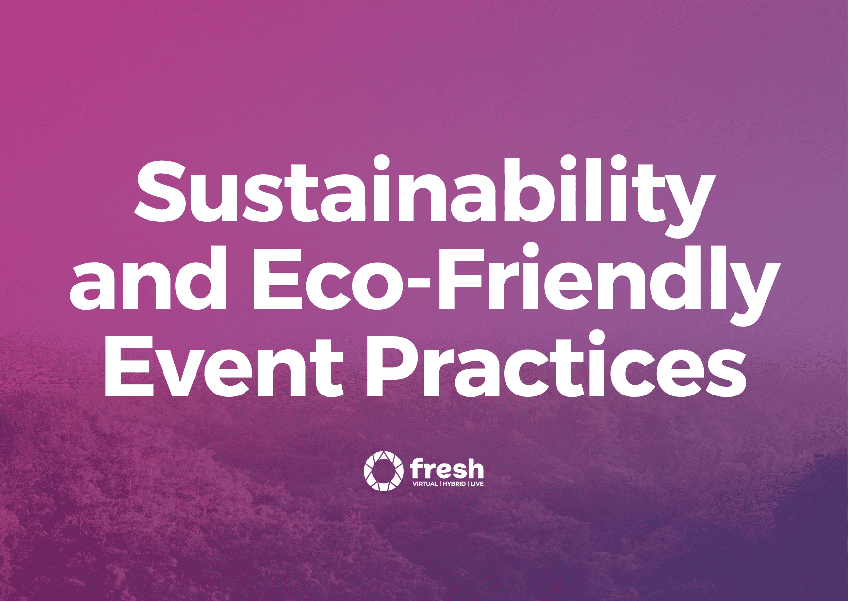 Sustainable events