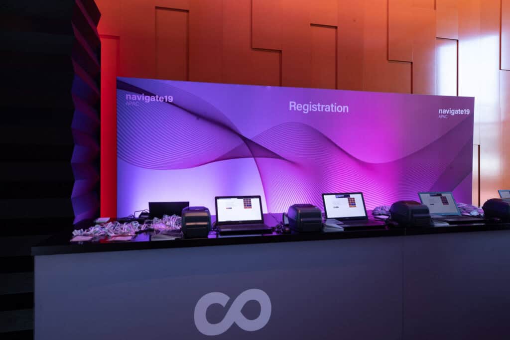 Custom Registration Desk